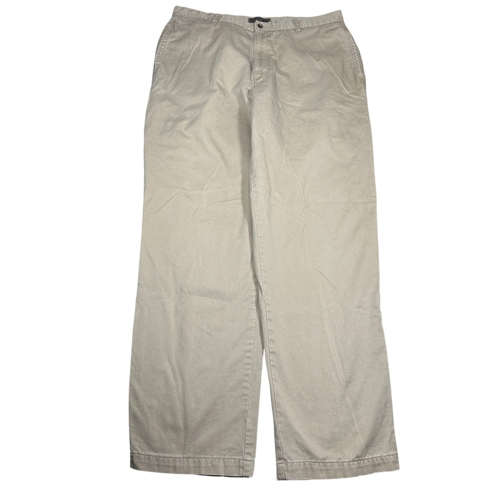 VTG 90s Dockers Well Worn Khakis Mens *35x32 Tan Cotton Straight Leg Chino Pants